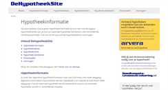 Desktop Screenshot of dehypotheeksite.nl
